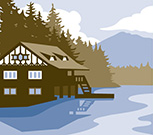 Saranac Village logo