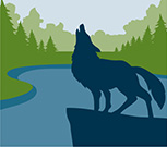 Timber Wolf Lake logo