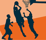 YL Basketball logo